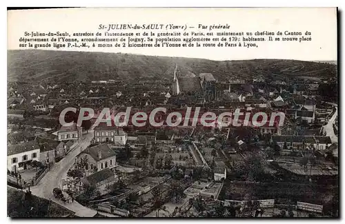 Cartes postales St Julien du Sault Yonne Vue generale