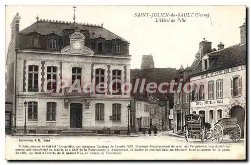 Cartes postales Saint Julien du Sault Yonne L'Hotel de Ville