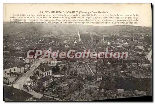 Cartes postales Saint Julien du Sault Yonne Vue Generale