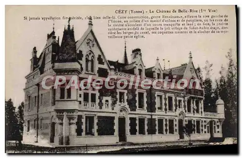 Cartes postales Cezy Yonne Le Chateau de Belle Rive