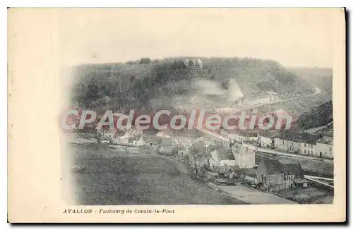 Cartes postales Avallon Faubourg de Cousin le Pont