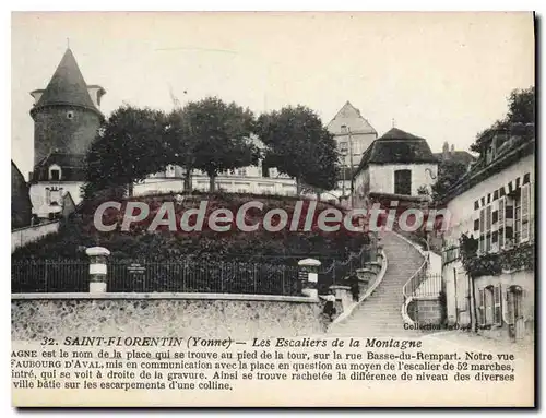 Cartes postales Saint Florentin Yonne Les Escaliers de la Montagne