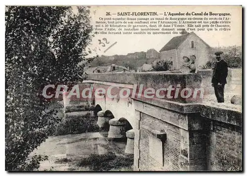 Cartes postales Saint Florentin L'Aqueduc du Canal de Bourgogne