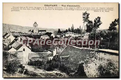 Cartes postales Cravant Vue d'ensemble