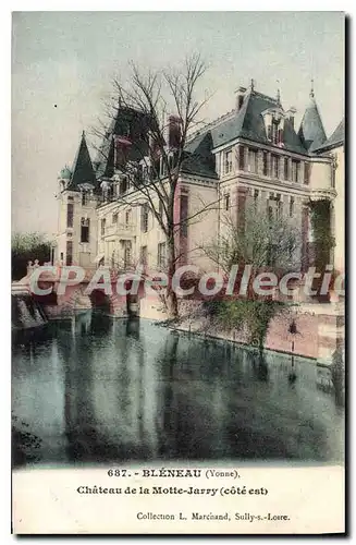 Cartes postales Bleneau Yonne Chateau de la Motte Jarry cote est