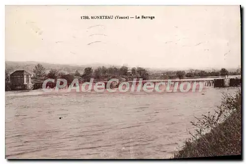 Cartes postales Moneteau Yonne Le Barrage