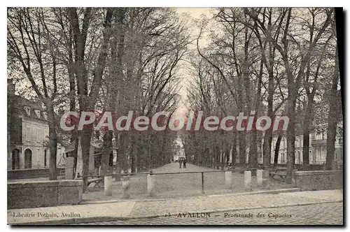 Cartes postales Avallon Promenade des Capusins