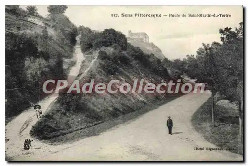 Cartes postales Sens Pittoresque Route de Saint Martin du Tertre