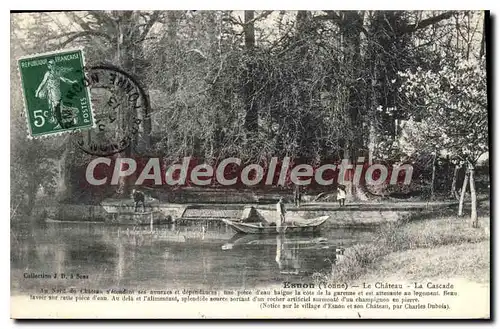 Cartes postales Esnon Yonne Le Chateau La Cascade