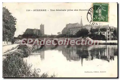 Ansichtskarte AK Auxerre Vue Generale prise des Ocreries