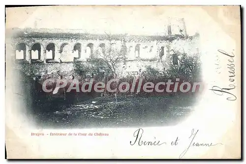 Cartes postales Druyers Enterieur de la Gour du Chateau