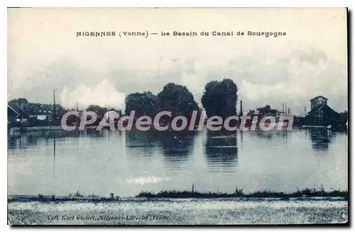 Cartes postales Migennes Yonne le Bassin du Canal de Bourgogne