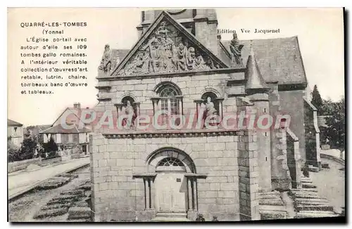 Cartes postales Quarre les Tombes Yonne