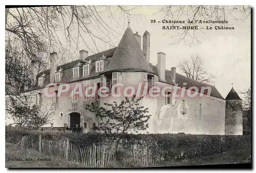 Cartes postales Chateaux de Avallonnais Saint More Le Chtateau