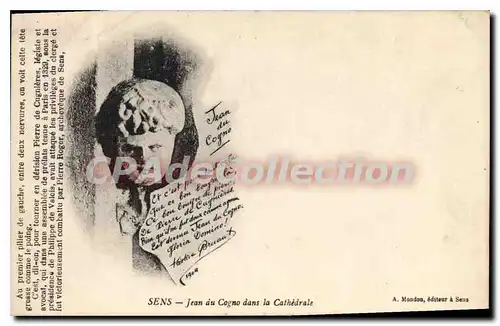 Cartes postales Sens Jean au Cogno dans la Cathedrale