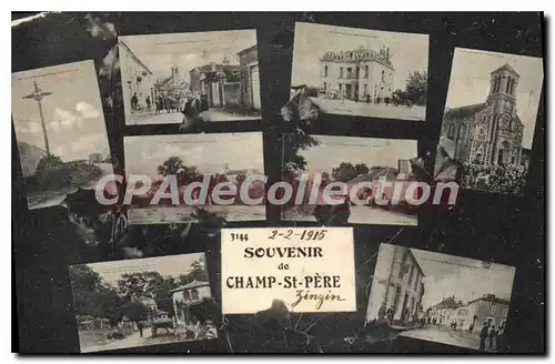 Cartes postales Souvenir de Champ St Pere