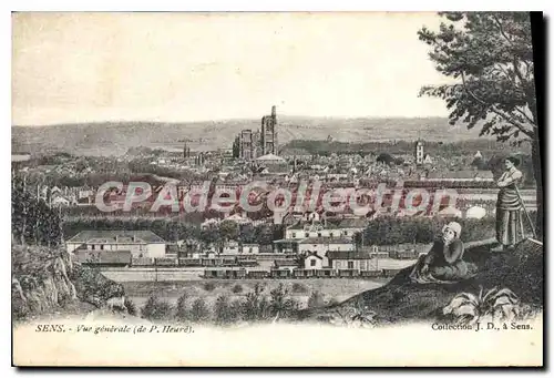 Cartes postales Sens Vue generale