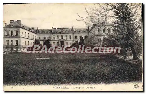 Cartes postales Tonnerre L'Hopital Facade