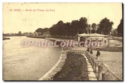 Cartes postales Sens Bords de l'Yonne Le Port