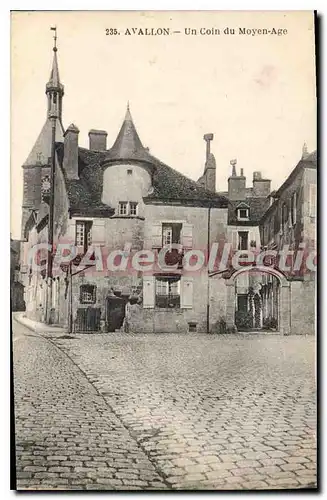 Cartes postales Avallon Un Coin du Moyen Age