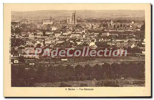 Cartes postales Sens Vue Generale