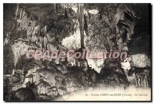 Cartes postales Grottes d'Arcy sur Cure Yonne Le Calvaire