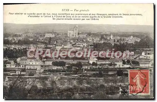 Cartes postales Sens Vue generale