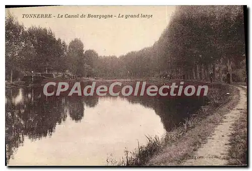 Cartes postales Tonnerre Le Canal de Bourgogne Le Grand large