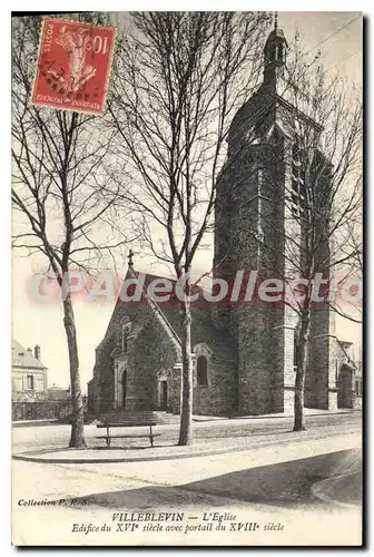 Ansichtskarte AK Villeblevin L'Eglise