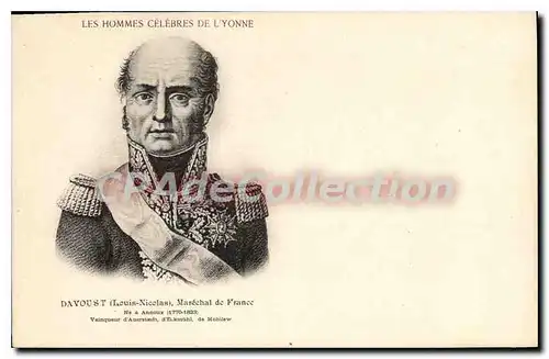 Cartes postales Les Hommes Celebres de L'Yonne