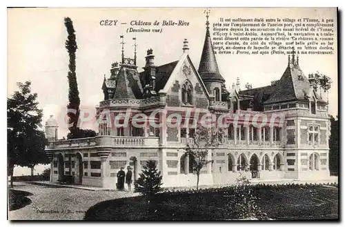 Cartes postales Cezy Chateau de Belle Rive Deuxieme vue