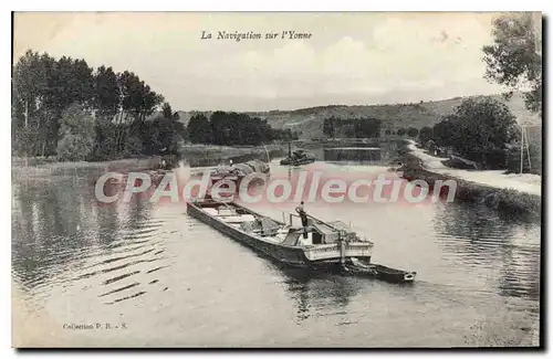 Cartes postales La Navigation sur L'Yonne