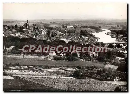 Moderne Karte Joigny Panorama sur la Ville