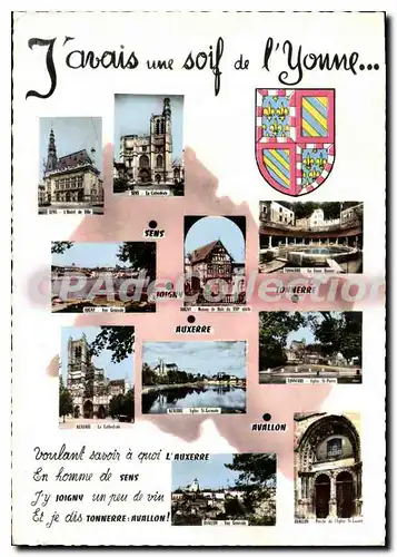 Cartes postales moderne J'Avais une soif de L'Yonne