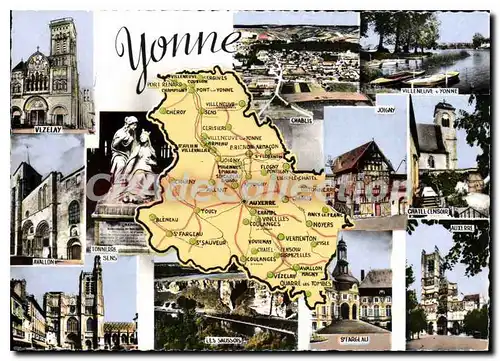 Cartes postales moderne Yonne