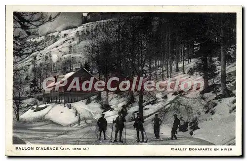 Ansichtskarte AK Ballon d'Alsace  Chalet Bonaparte en Hiver