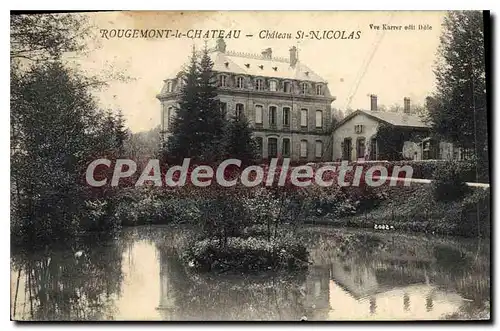 Cartes postales Rougemont le Chateau Chateau St Nicolas
