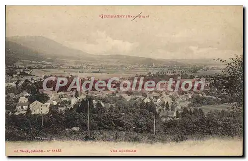 Cartes postales Giromagny Haut Rein vue generale