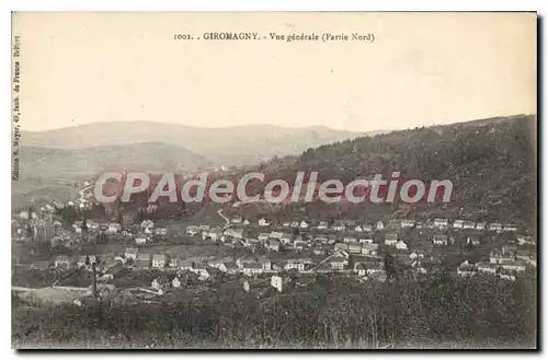 Cartes postales Giromagny vue generale Partie Nord