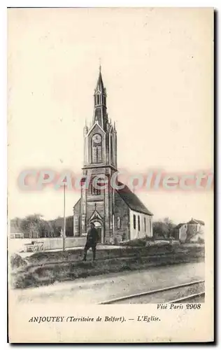 Ansichtskarte AK Anjoutey Territoire de Belfort L'Eglise