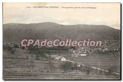 Cartes postales Rougemont le Chateau vue generale prise du cote de Romaguy