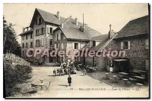 Cartes postales Ballon D'Alsace Cour de l'Hotel