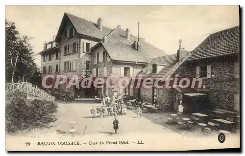Cartes postales Ballon D'Alsace Cour de l'Hotel