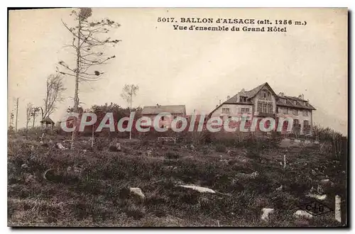 Ansichtskarte AK Ballon d'Alsace vue d'Ensemble du Grand Hotel