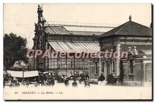 Cartes postales Belfort Les Halles