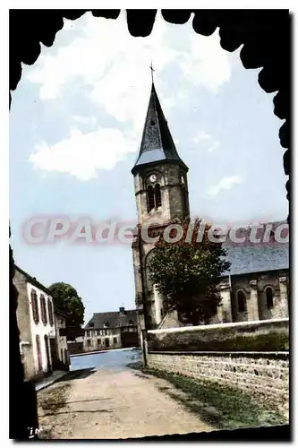 Cartes postales moderne Pionsat  P de P L'Eglise vue du Vieux Chateau