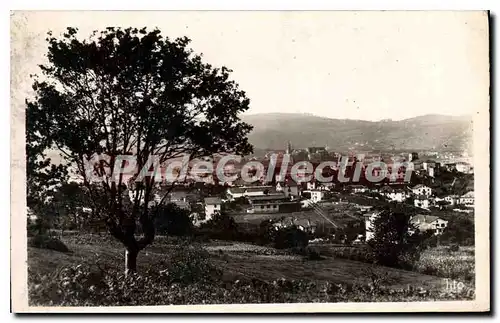 Ansichtskarte AK Hendaye La Ville au Fond Fontarrabie