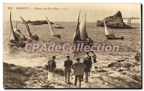 Cartes postales Biarritz Ragates au Port Vieux