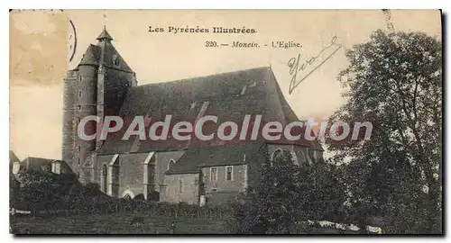 Cartes postales Les Pyrenees Illustrees Monein L'Eglise