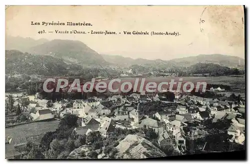 Cartes postales Les Pyrenees Illustrees Vallee d'Ossau Louvie Juzon vue generale Izeste Arudy